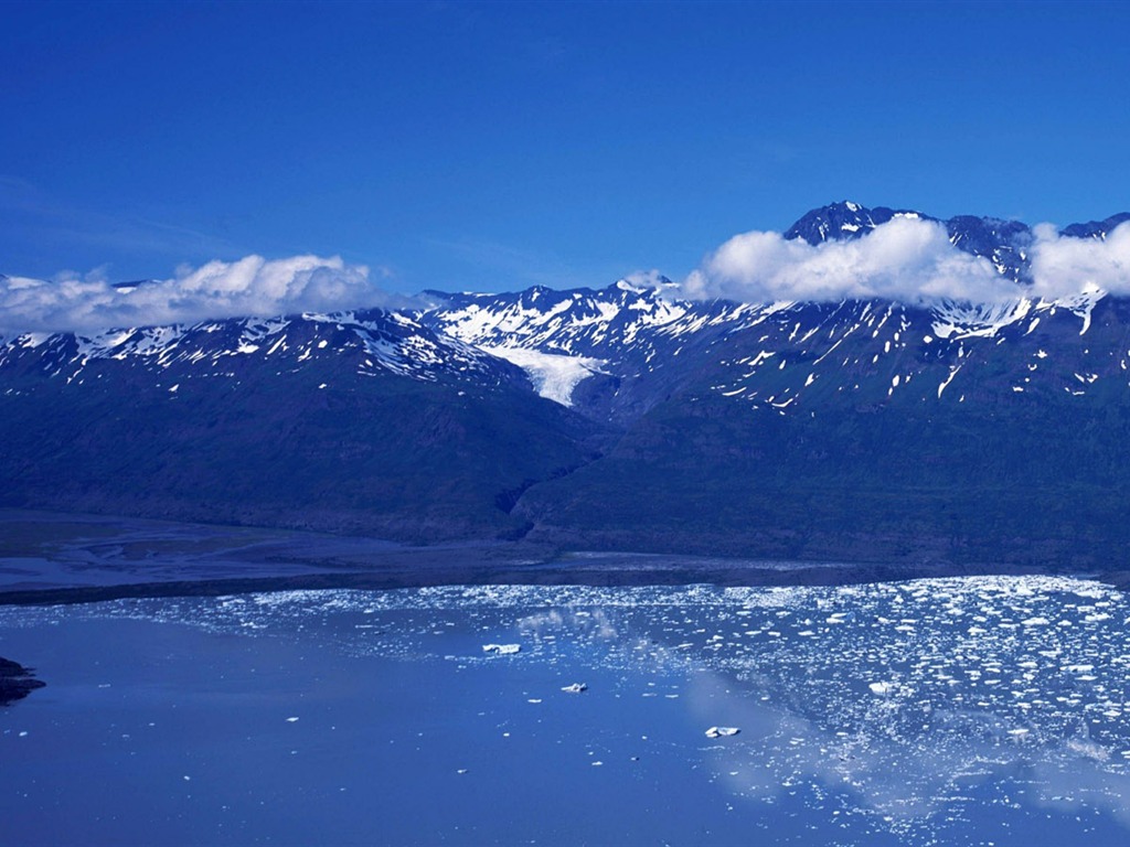 fondos de escritorio de alta definición de invierno la nieve fresca escena #36 - 1024x768