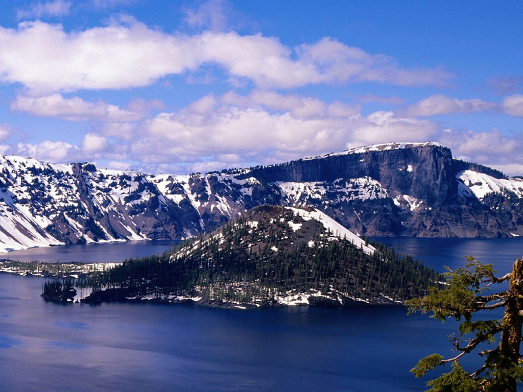 fondos de escritorio de alta definición de invierno la nieve fresca escena #39 - 1024x768