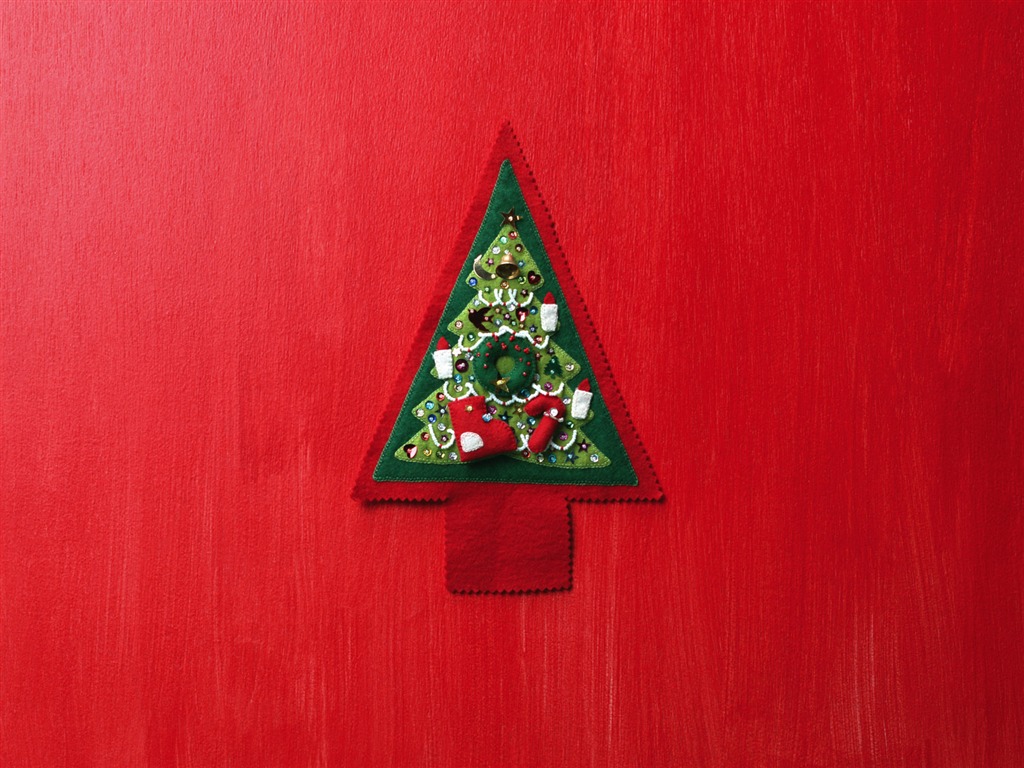 Christmas landscaping series wallpaper (6) #5 - 1024x768