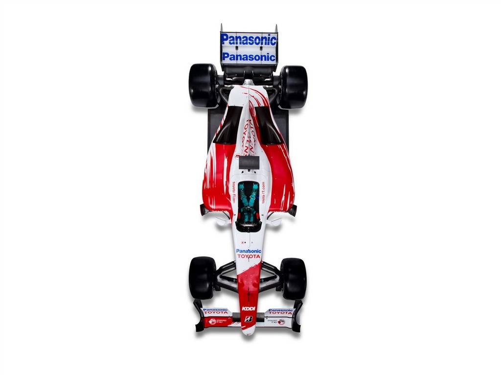 豐田2009 TF109 F1壁紙 #11 - 1024x768