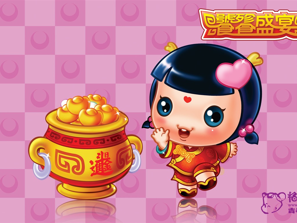 招財童子壁紙專輯(三) #15 - 1024x768