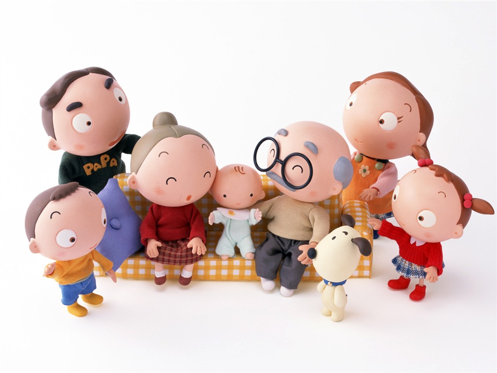 Happy Family wallpaper album (4) #5 - 1024x768