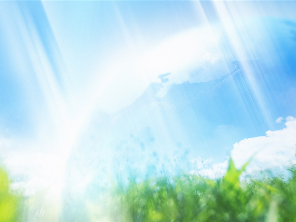 綠色環境主題PS壁紙 #11 - 1024x768