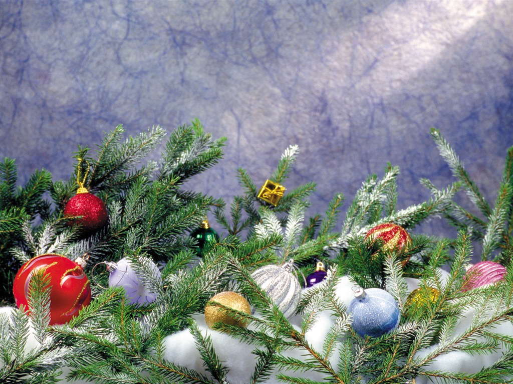 Christmas landscaping series wallpaper (14) #3 - 1024x768