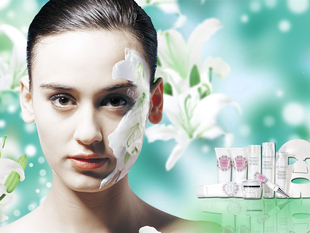 Cosmetics Advertising Wallpaper Album (4) #10 - 1024x768