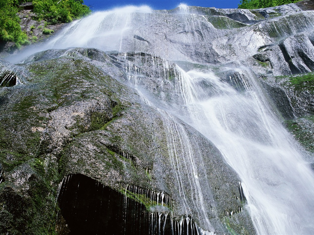 瀑布溪流高清壁紙 #22 - 1024x768