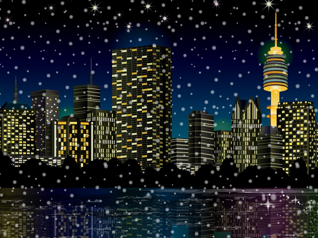 矢量風光合集壁紙(一) #19 - 1024x768