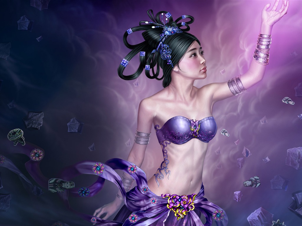 게임 CG로 컬렉션 배경 화면 (1) #19 - 1024x768