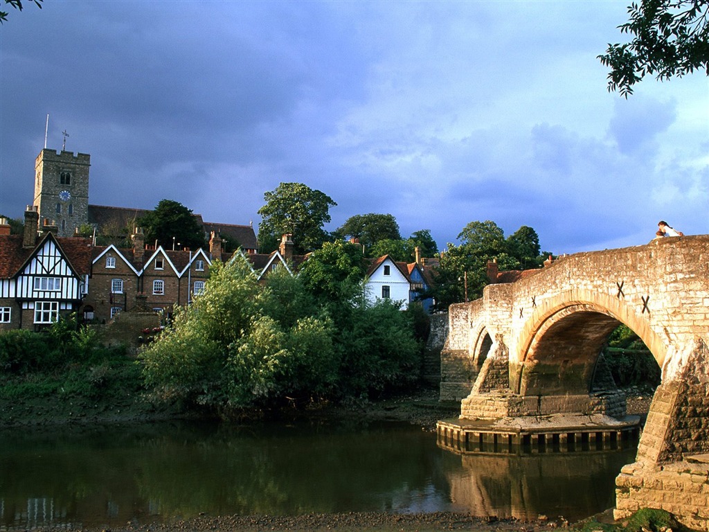 paysage mondial de l'Angleterre d'écran #2 - 1024x768