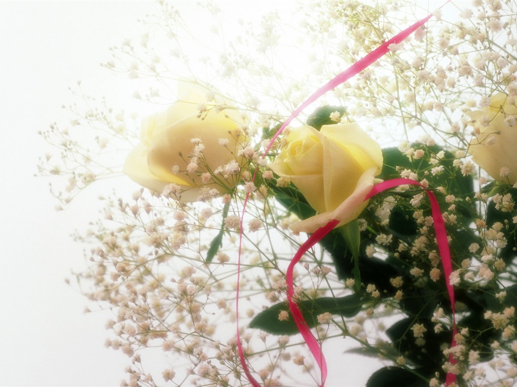 웨딩 꽃 항목 월페이퍼 (1) #7 - 1024x768