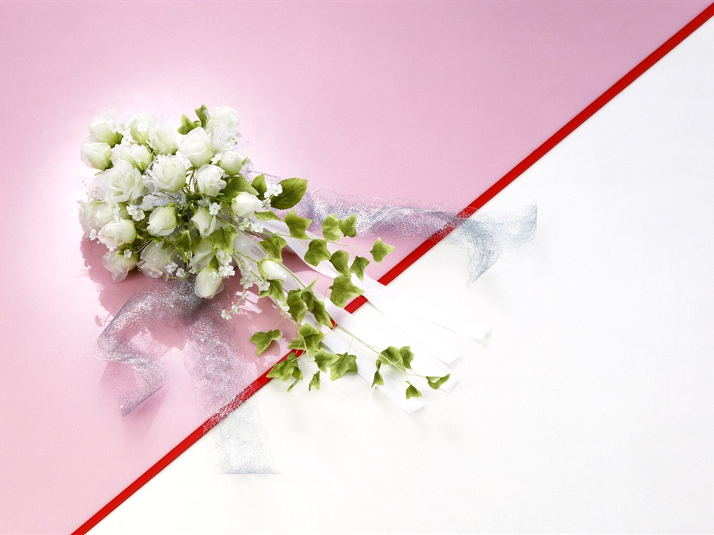 Wedding Flowers items wallpapers (1) #17 - 1024x768