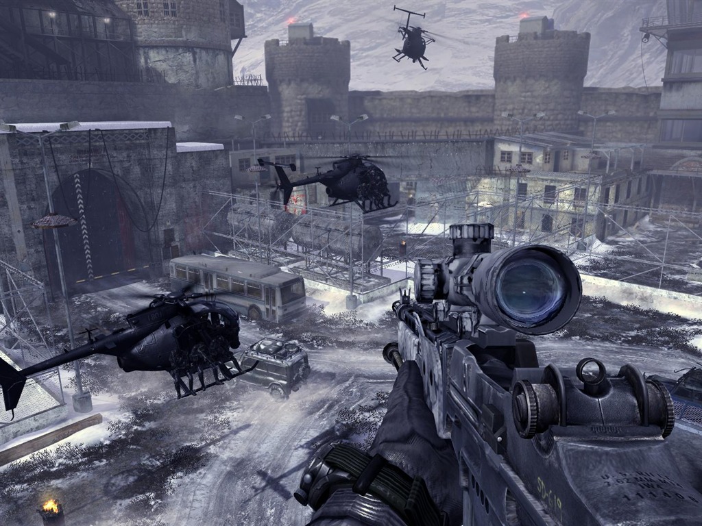 Call of Duty 6: Modern Warfare 2 Fondo de pantalla de alta definición (2) #20 - 1024x768