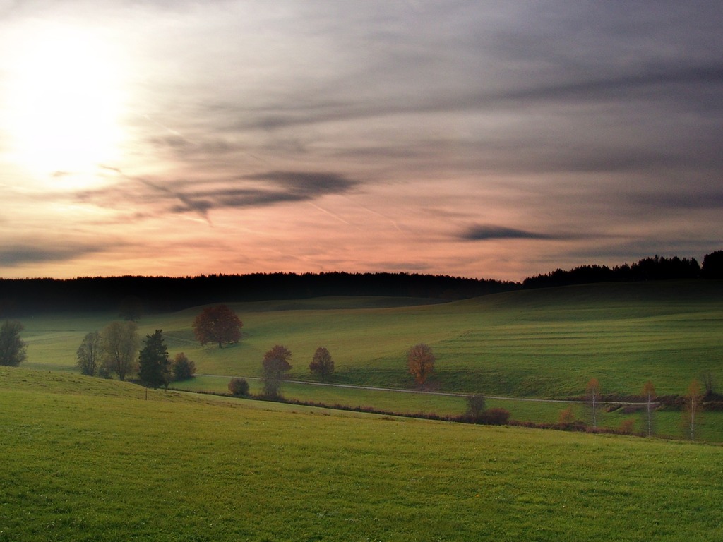 záře slunce HD skvělé tapety (1) #21 - 1024x768