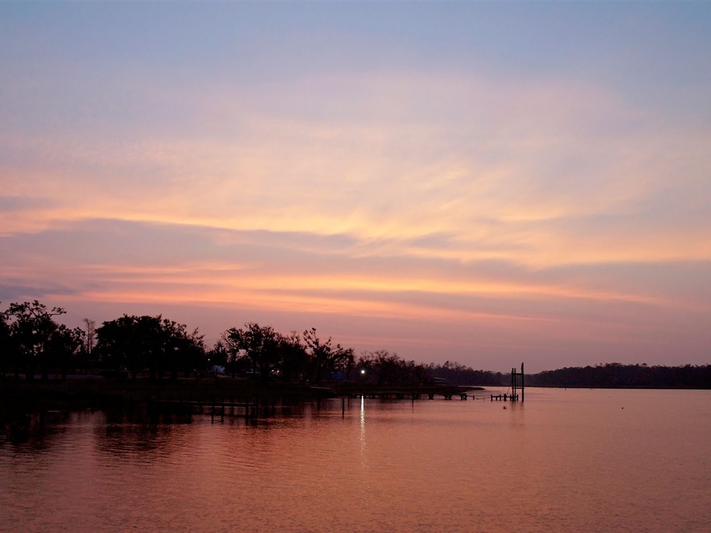 Glow of sunset HD exquisite wallpaper (2) #4 - 1024x768