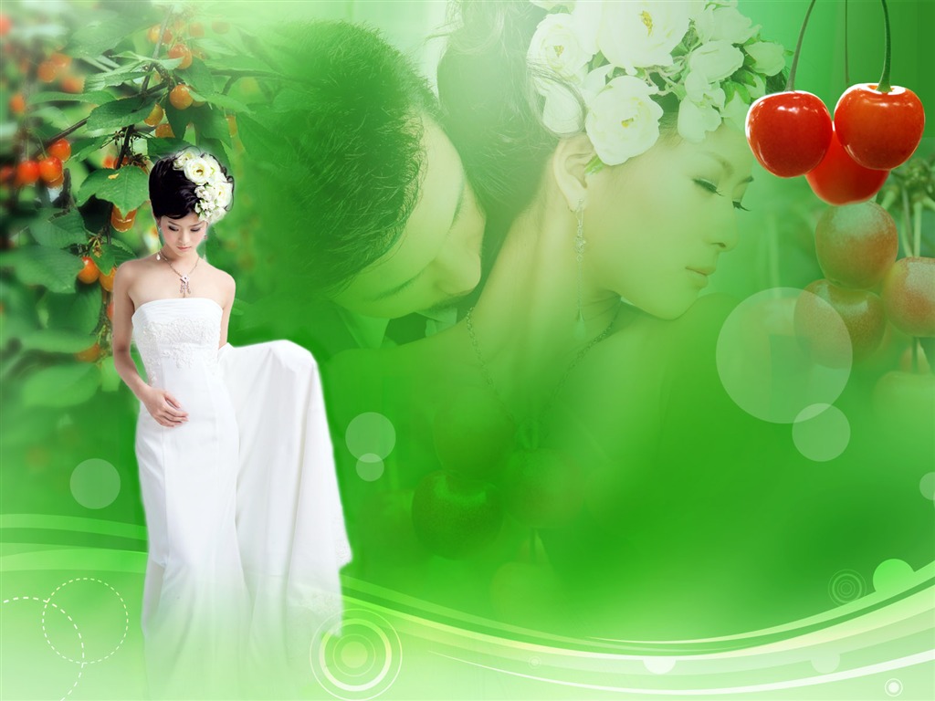Wedding photography wallpaper album (2) #18 - 1024x768