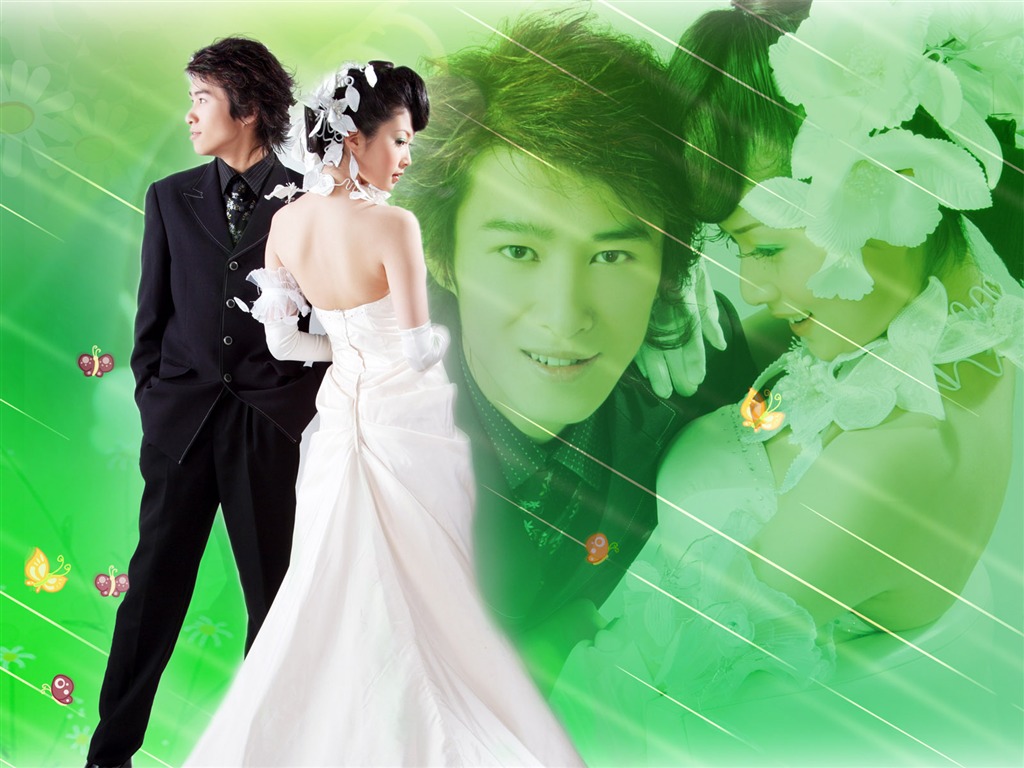Wedding photography wallpaper album (2) #19 - 1024x768