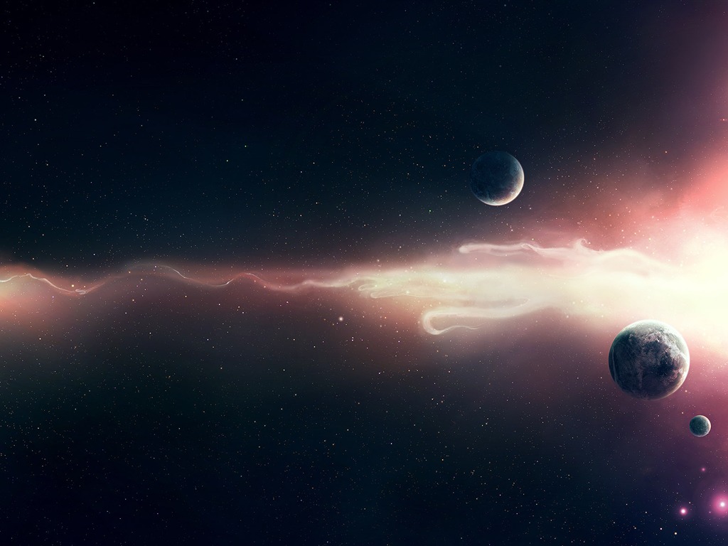 星空地球高清壁紙 #10 - 1024x768