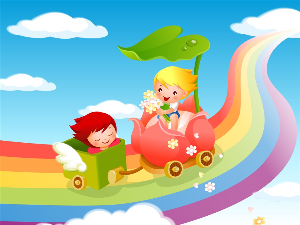 Childhood Dreams Cartoon Wallpaper (1) #13 - 1024x768