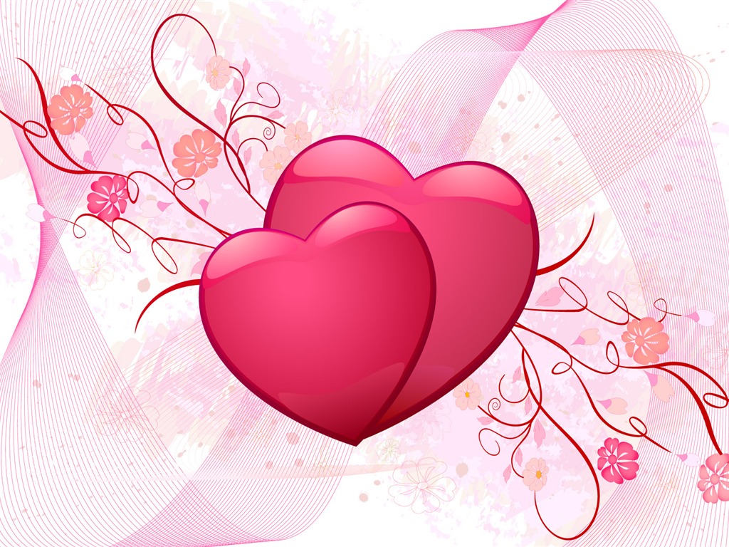 Valentinstag Love Theme Wallpaper #24 - 1024x768