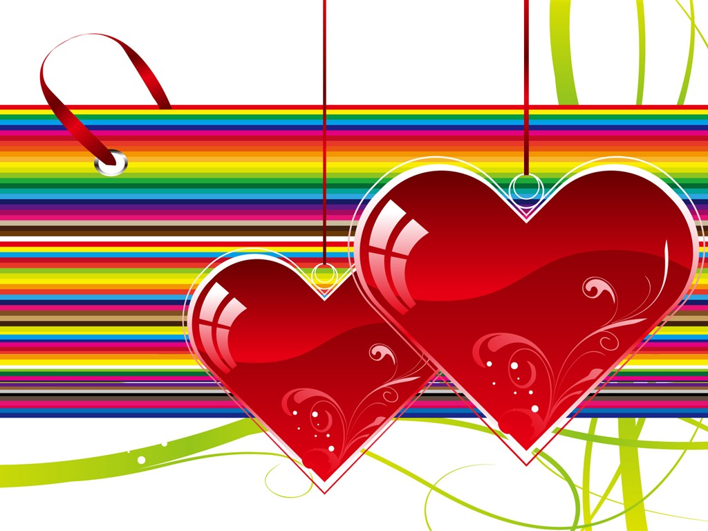 Valentinstag Love Theme Wallpaper #28 - 1024x768