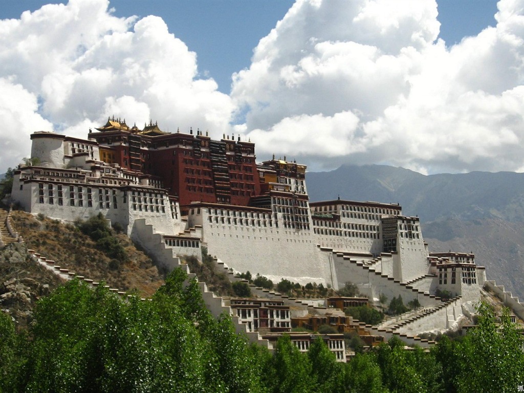 Fond d'écran paysage albums Tibet #8 - 1024x768