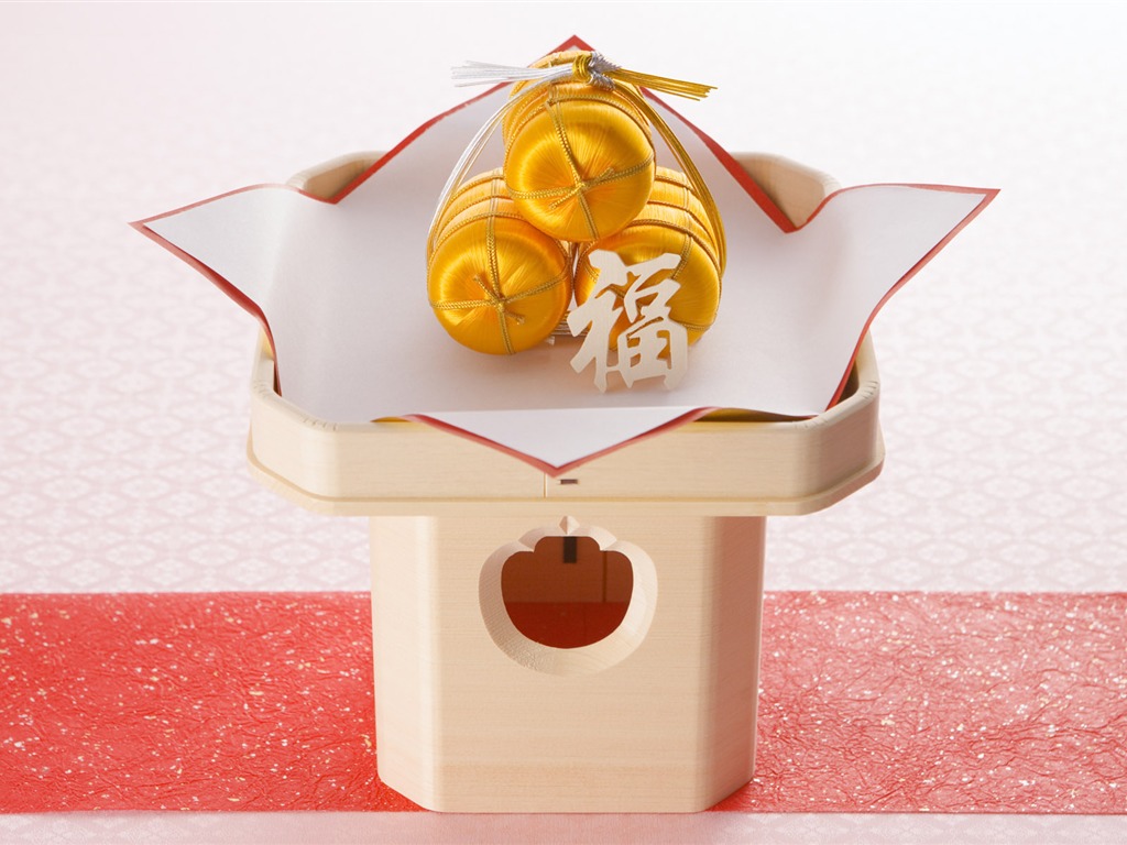 japonský Nový rok Kultura plochu (2) #13 - 1024x768