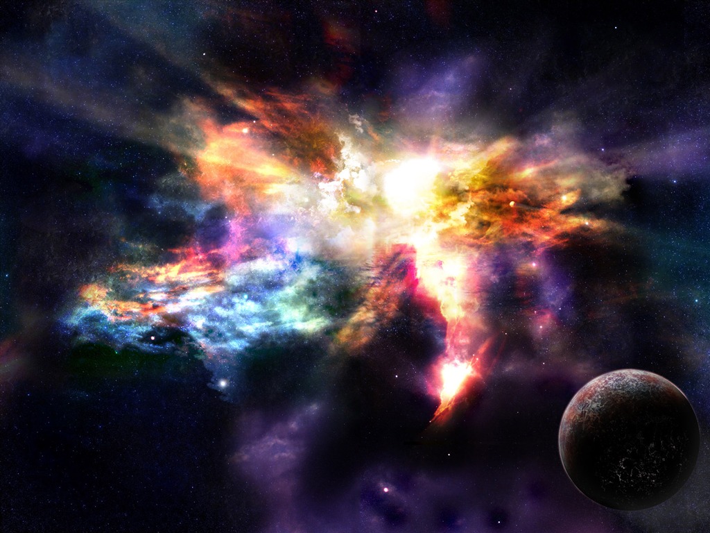 Unendlichen Universums, das schöne Star Wallpaper #28 - 1024x768