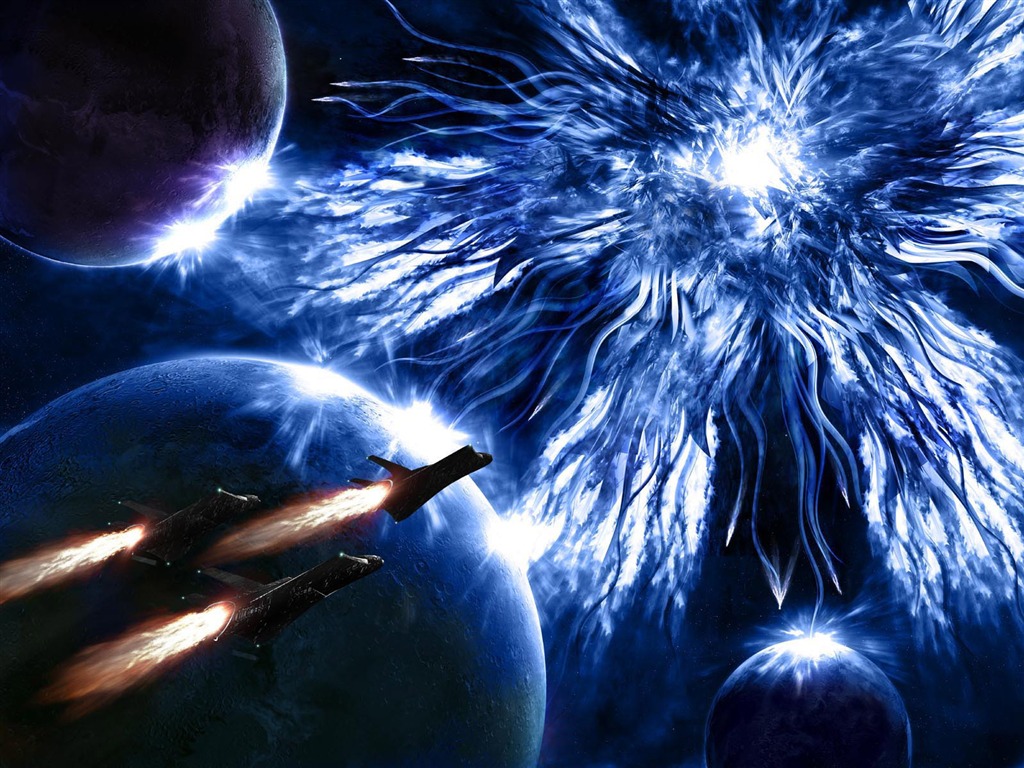 Unendlichen Universums, das schöne Star Wallpaper #13 - 1024x768