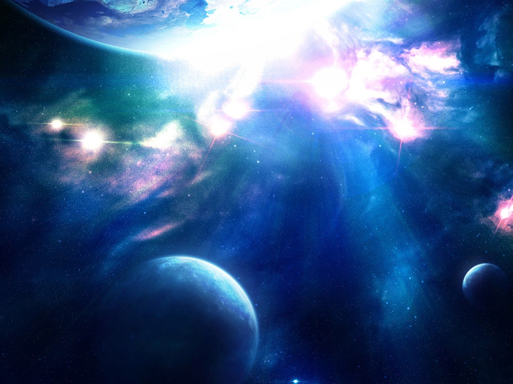 Unendlichen Universums, das schöne Star Wallpaper #14 - 1024x768