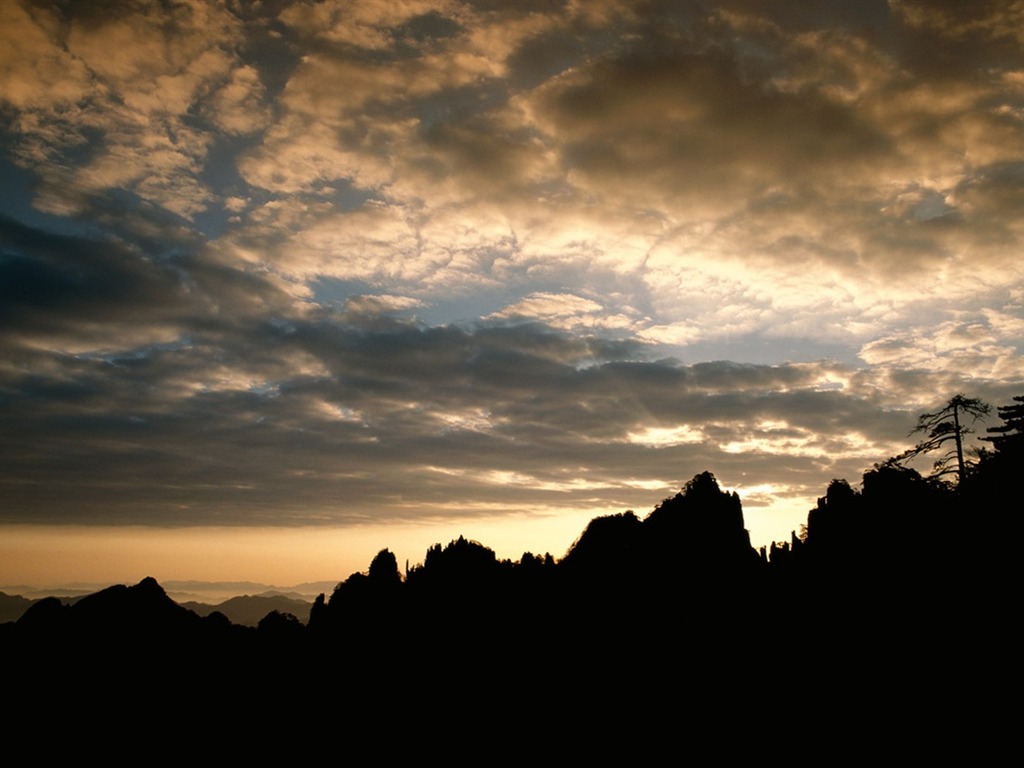 beau lever de soleil coucher de soleil et de papier peint #19 - 1024x768