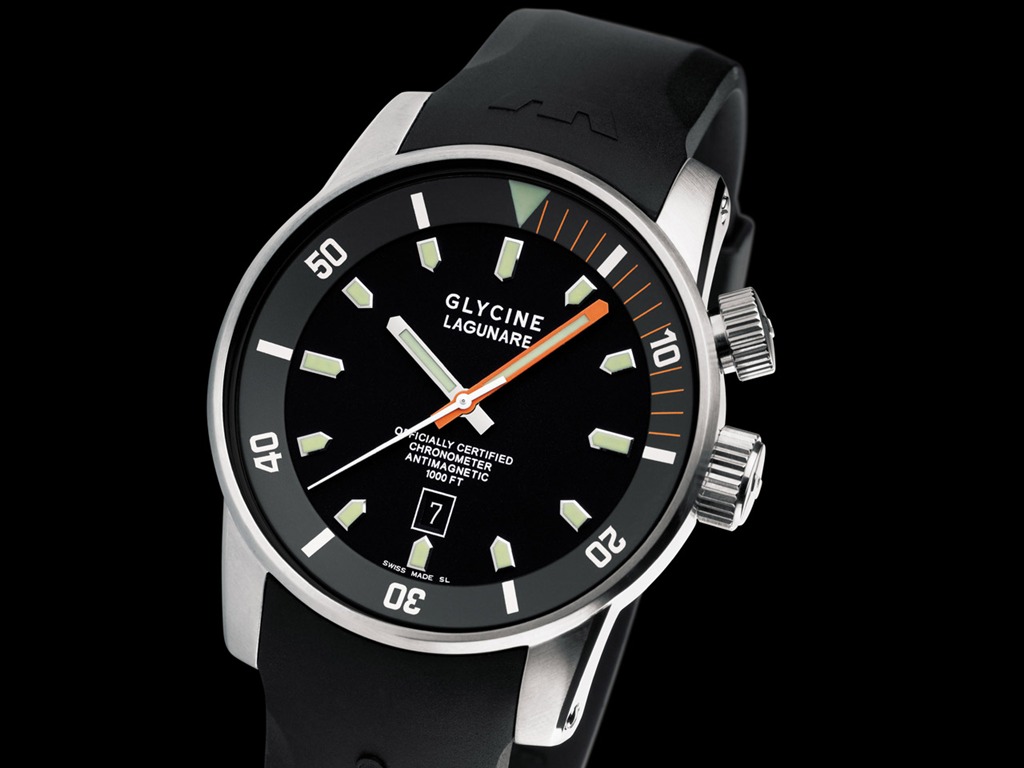 GLYCINE 手錶廣告壁紙 #1 - 1024x768