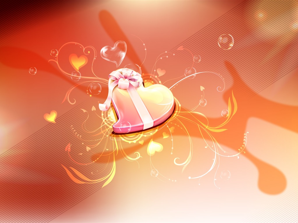 Saint Valentin d'écran Love Theme (2) #11 - 1024x768