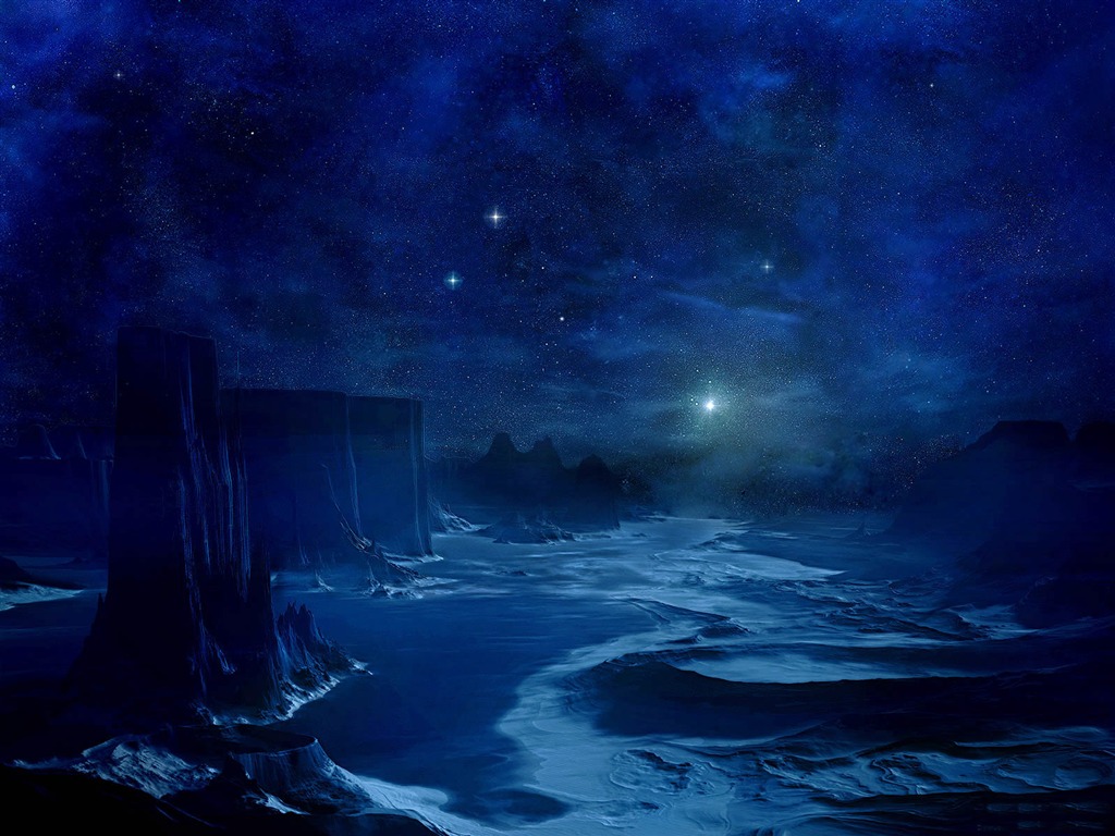 無限遐思 3D星空專輯壁紙 #6 - 1024x768