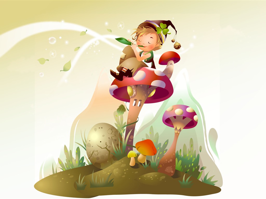 Fond d'écran Fairy Tales Vector (2) #10 - 1024x768