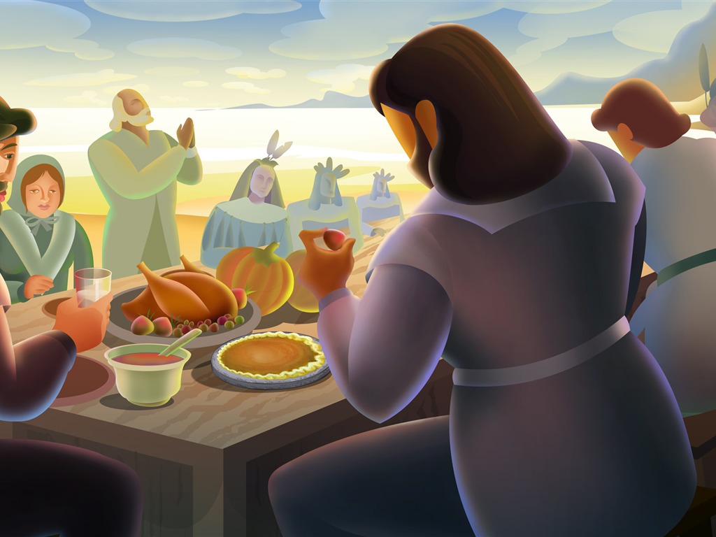 Thanksgiving Thema wallpaper (2) #8 - 1024x768