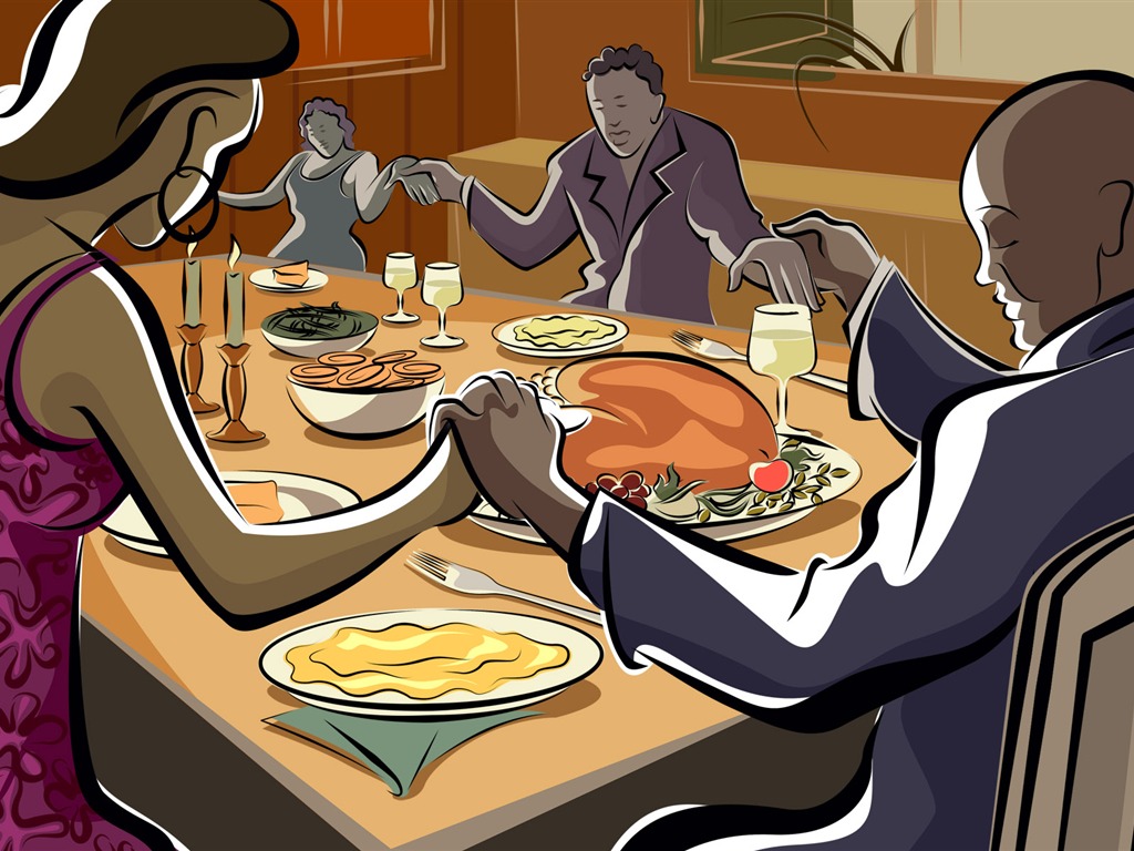 Thanksgiving theme wallpaper (2) #9 - 1024x768