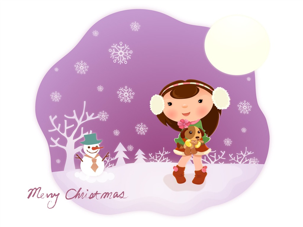 Vectorial de fondos de pantalla de Navidad (2) #16 - 1024x768