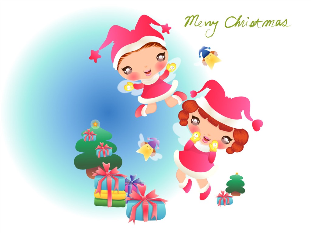 Vectorial de fondos de pantalla de Navidad (2) #19 - 1024x768