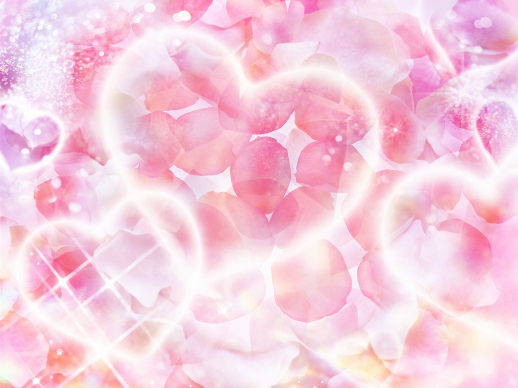 梦幻CG背景花卉壁纸10 - 1024x768