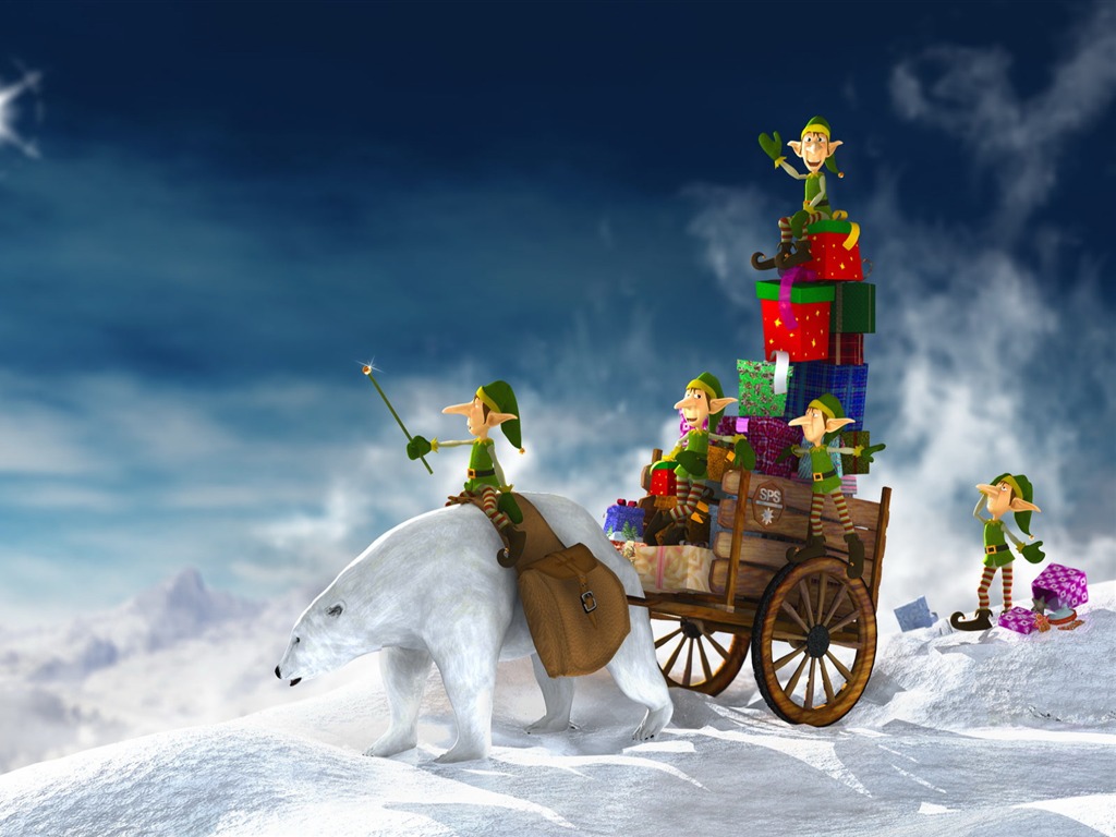 1920 Christmas Theme HD Bilder (2) #13 - 1024x768