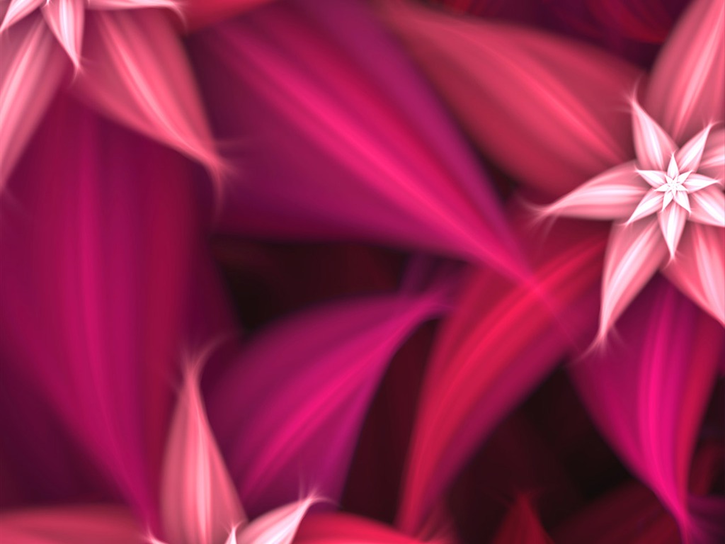 Dream květinovým vzorem tapety (1) #5 - 1024x768
