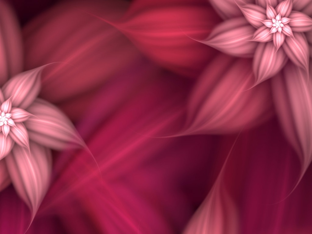 Dream květinovým vzorem tapety (1) #6 - 1024x768