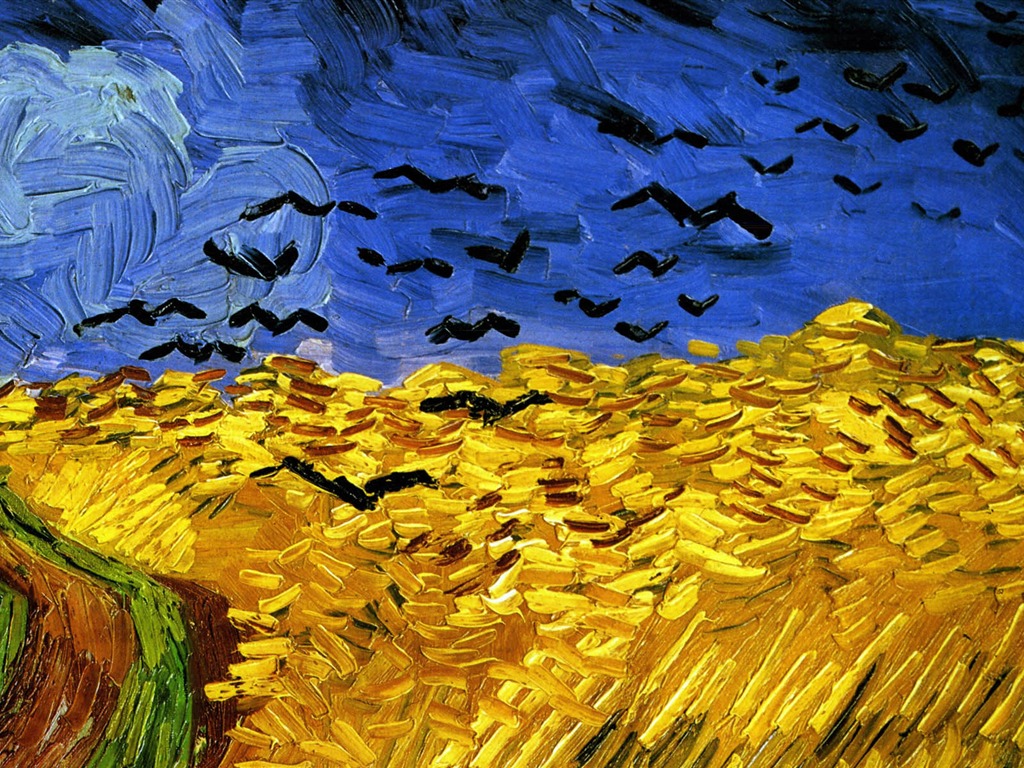 Vincent Van Gogh painting wallpaper (1) #2 - 1024x768