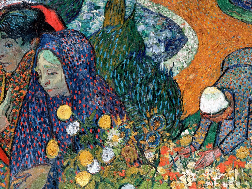 Vincent Van Gogh painting wallpaper (1) #4 - 1024x768