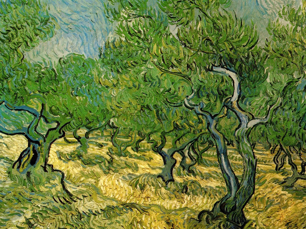 Vincent Van Gogh painting wallpaper (1) #5 - 1024x768