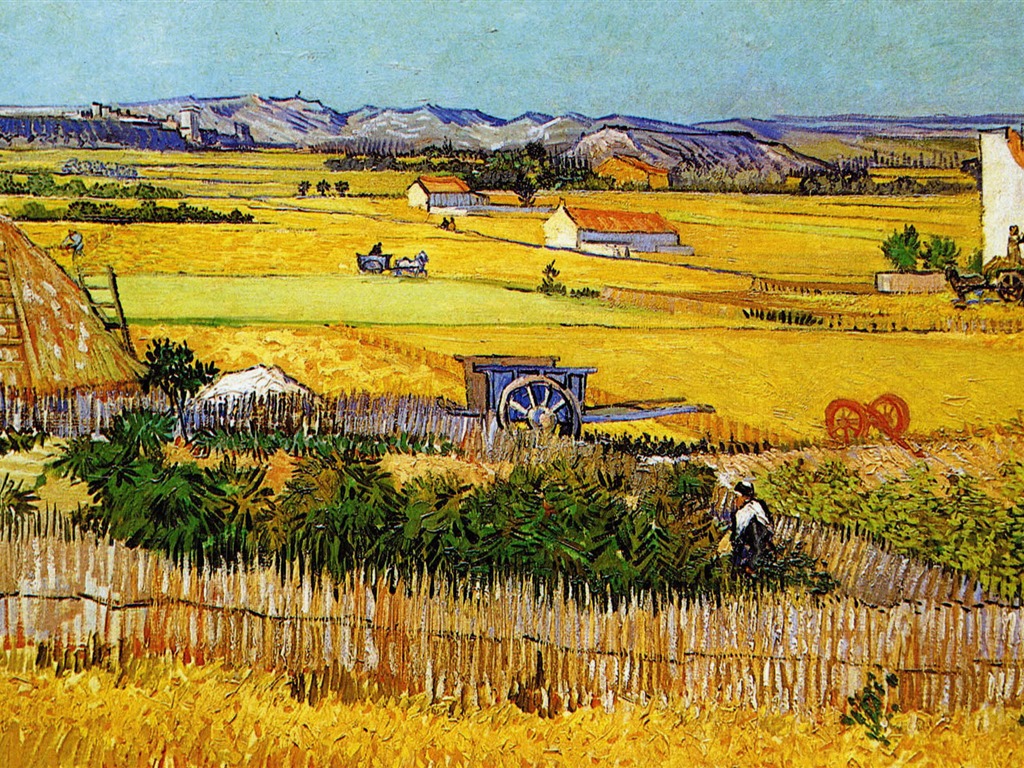 Vincent Van Gogh painting wallpaper (1) #9 - 1024x768