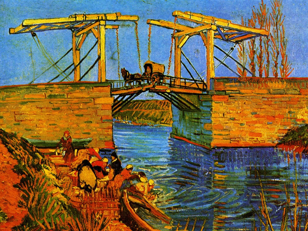 Vincent Van Gogh painting wallpaper (1) #10 - 1024x768