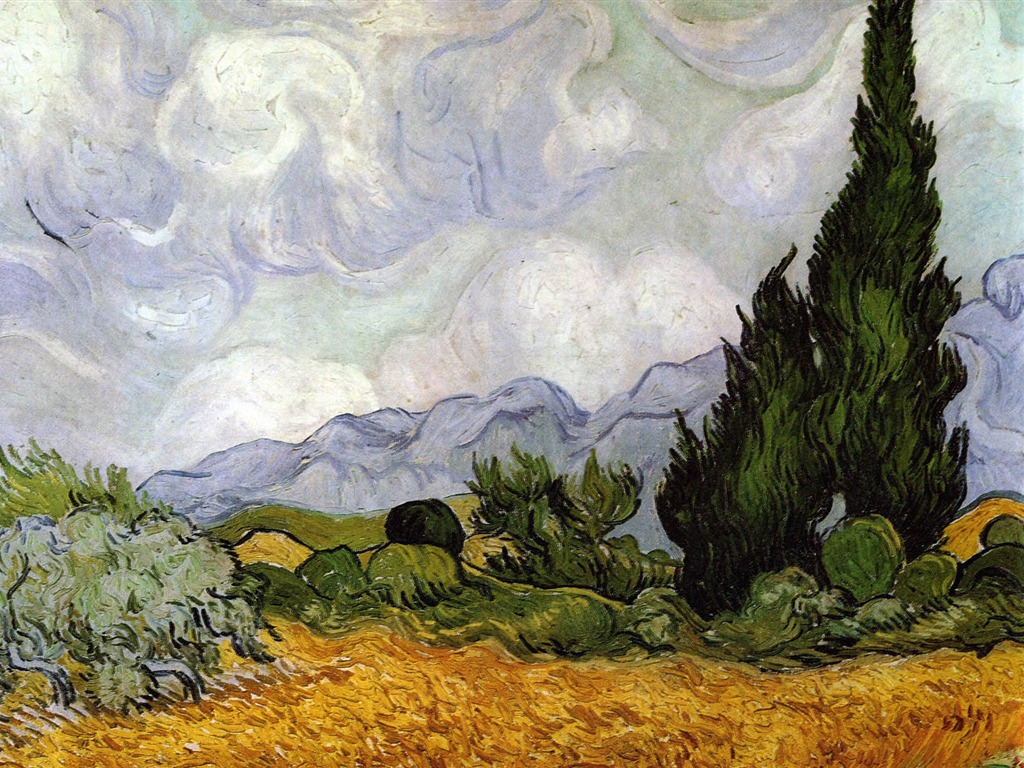 Vincent Van Gogh painting wallpaper (1) #14 - 1024x768