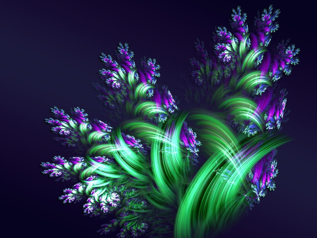 Dream Wallpaper Blumen-Design (2) #2 - 1024x768