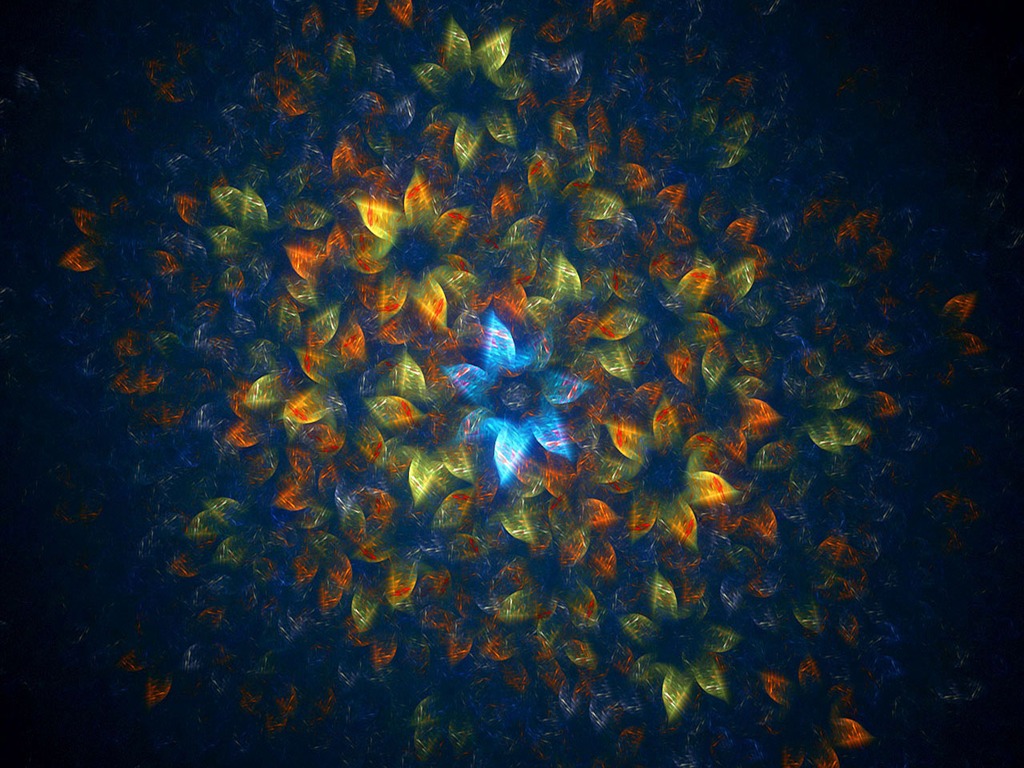 Dream květinovým vzorem tapety (2) #3 - 1024x768